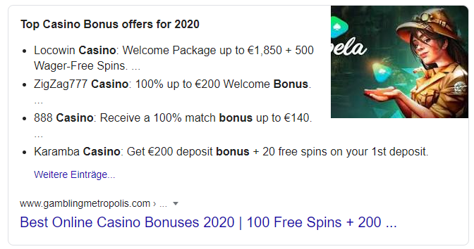 Best Casino Bonus Search Result - What iGaming companies need to know about Google's Latest Core Update - Translation Royale